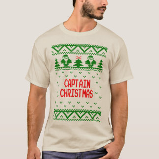T-Shirt Kapitän-Christmas Holiday Ugly Sweater
