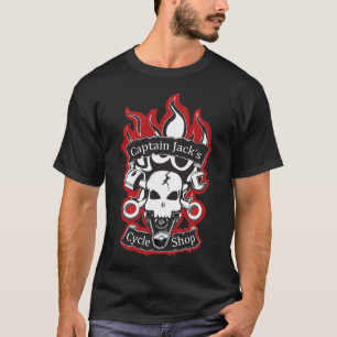 T - Shirt Kapitän-Jacks Cycle Shop Dark