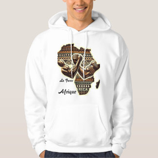T-Shirt Kapuzenjacke der Afrikanischen Macht Hoodie