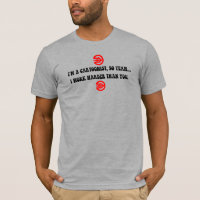 T - Shirt "Karikaturisten arbeiten härter als du"