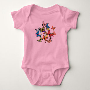 T - Shirt Karosserieanzug rosa
