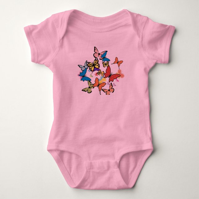 T - Shirt Karosserieanzug rosa (Vorderseite)