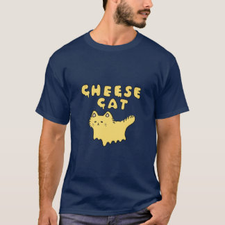 T - Shirt Käse Kat Neko Kawaii Melting Cat Meme
