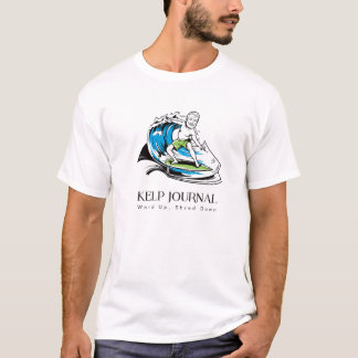 T - Shirt-Kelp-Zeitschrift mit Hemingway-Fetzen T-Shirt