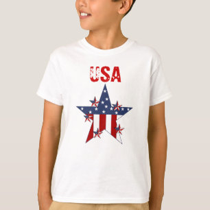 T - Shirt Kid's Boys Patriot Stars USA