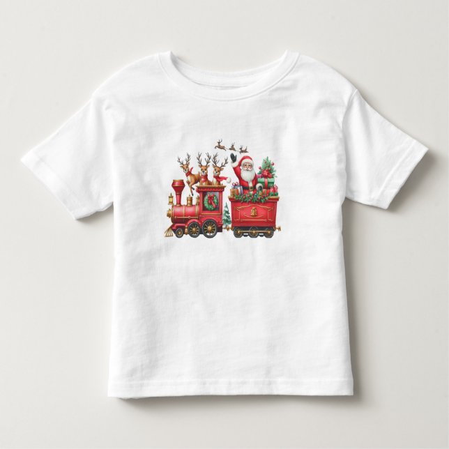 T - Shirt Kids Weihnachtszug T - Shirt (Vorderseite)