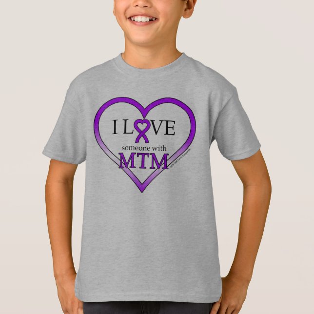 T - Shirt (Kinder) - i-Liebe jemand mit MTM (Vorderseite)