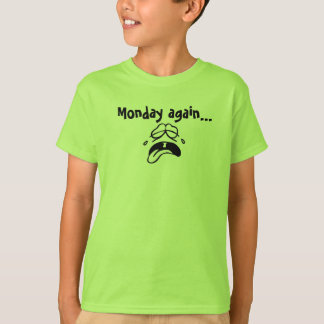 T - Shirt, Kinder, Montag wieder, Schrei T-Shirt