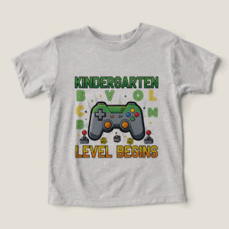 T-Shirt Kindergarten-Stufe beginnt, Zurück zur Sch
