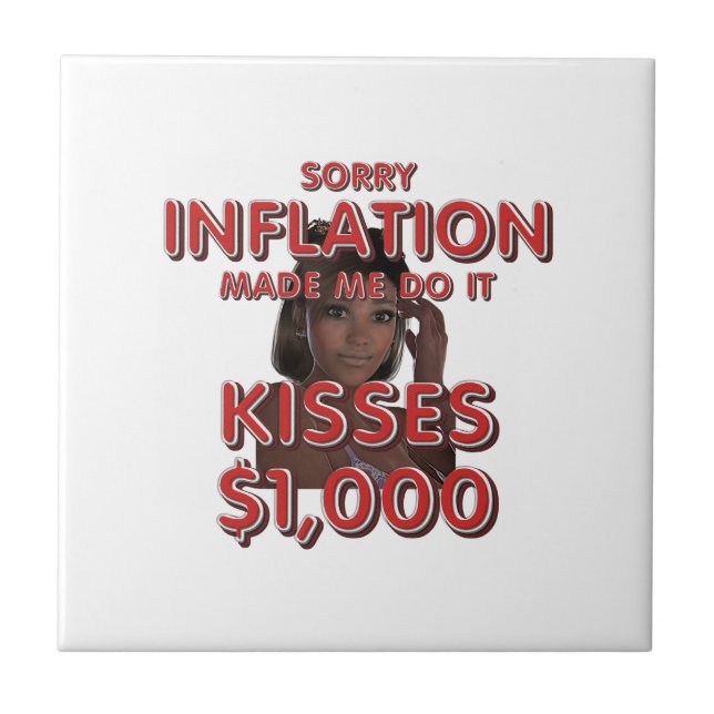 T-SHIRT Kiss Inflation Tile Fliese (Vorderseite)