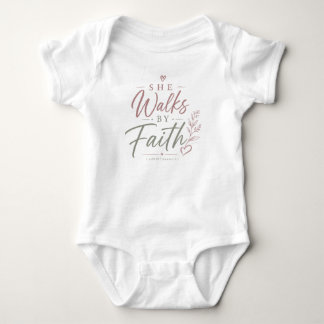 T-Shirt Kleiden Sie Ihr Kleines im Glauben mit di Baby Strampler