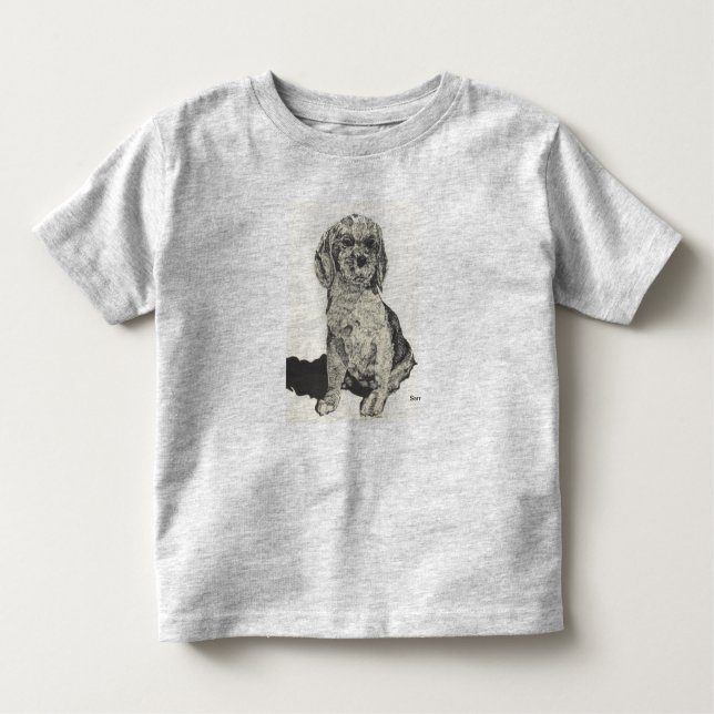 : T - Shirt Kleinkind Cocker Spaniel (Vorderseite)