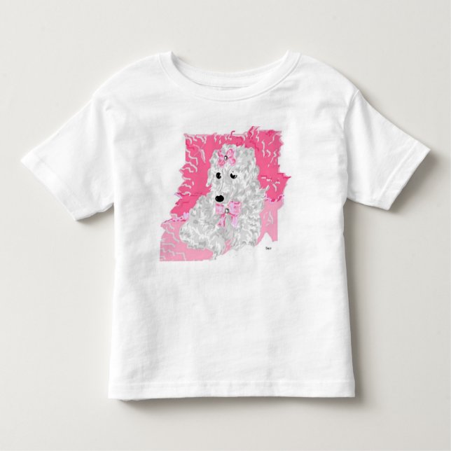 T - Shirt Kleinkind Poodle (Vorderseite)