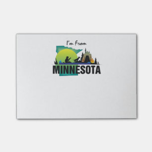 T-SHIRT komme ich aus Minnesota Post-it Klebezettel