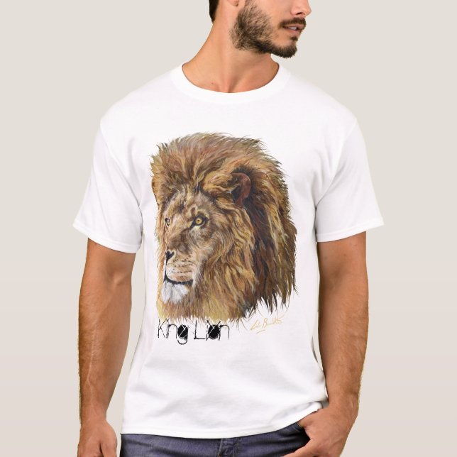 T - Shirt König-Lion (Herz), Mann (Vorderseite)