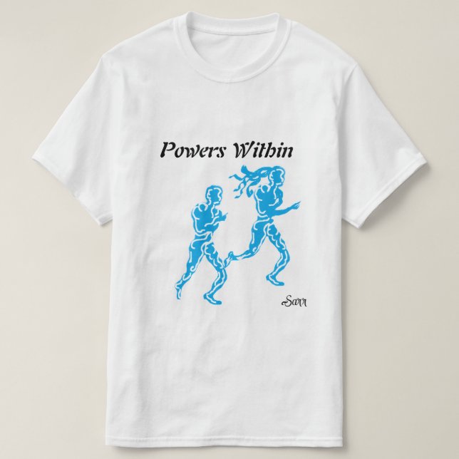 T-Shirt: Kräfte in dir T-Shirt (Design vorne)