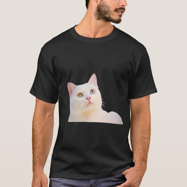 T - Shirt-Kreationen mit reinem Cat T-Shirt (Vorderseite)