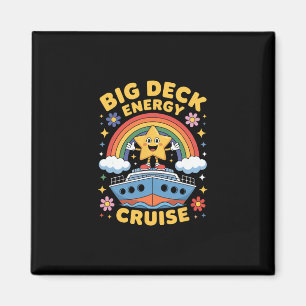 T-Shirt-Kreuzfahrt mit viel Deck-Energie Magnet
