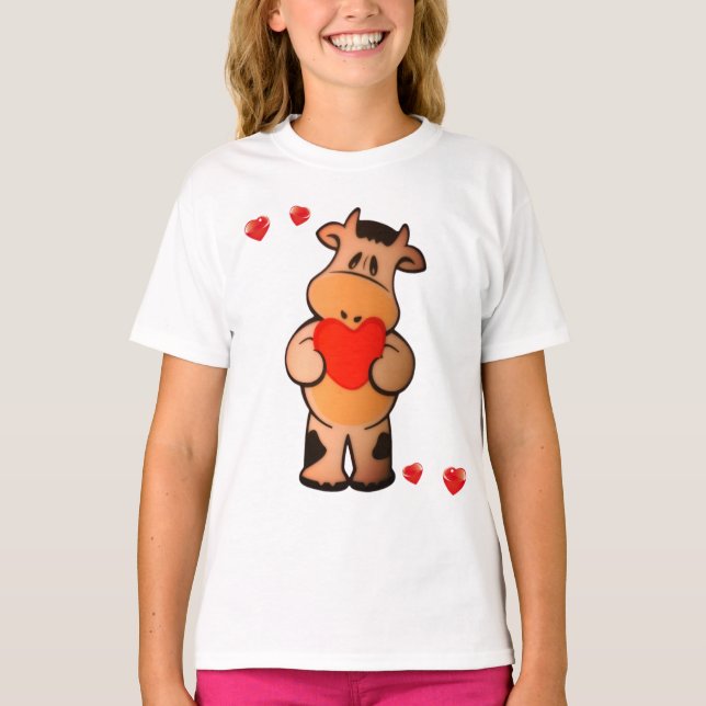 T-Shirt Kuh Freund  (Vorderseite)