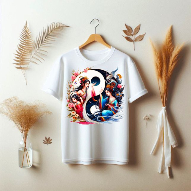 T - Shirt Kultur (Yin Yang At Chinese Culture )