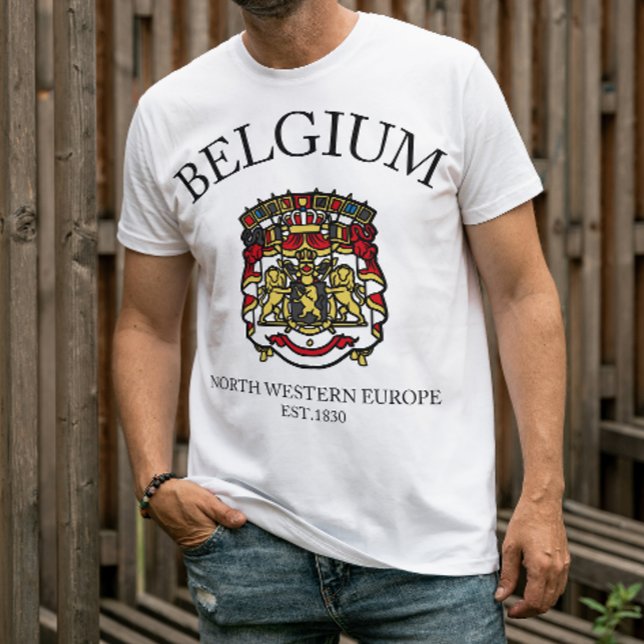 T - Shirt "Kultur Belgiens" feiern (Von Creator hochgeladen)