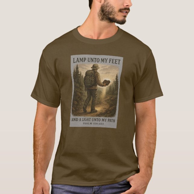T - Shirt "Lamp Unto My Feet" (Vorderseite)