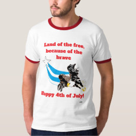 T-Shirt: Land der Freien T-Shirt