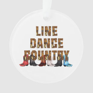 T-SHIRT Land-Linie Tanz Ornament