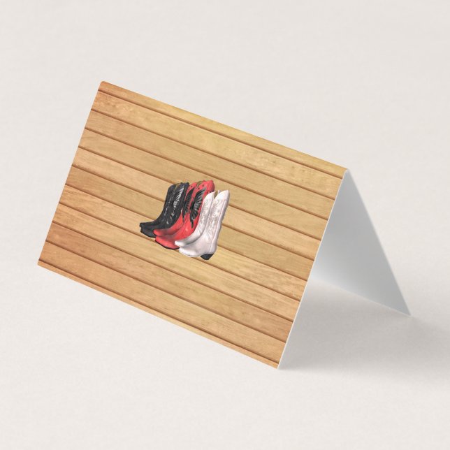 T-SHIRT Land-Stiefel Visitenkarten (Rückseite)