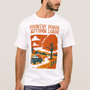 T - Shirt Landstraßen - Herbstlasten Natur-Liebe