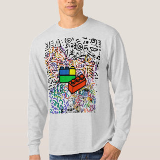 T - Shirt, langärmelig grau T-Shirt