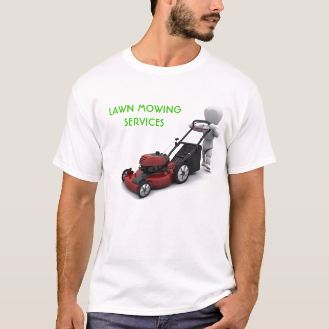 T - Shirt Lawn Mowing Company (Vorderseite)
