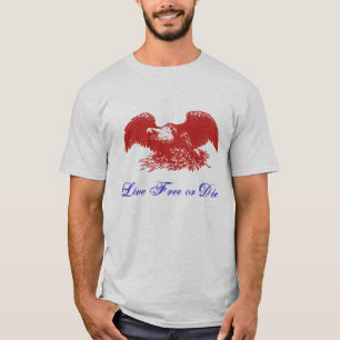T-Shirt 'Lebe frei oder stirb'