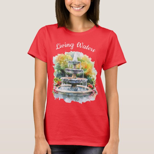 T - Shirt lebender Gewässer (Vorderseite)