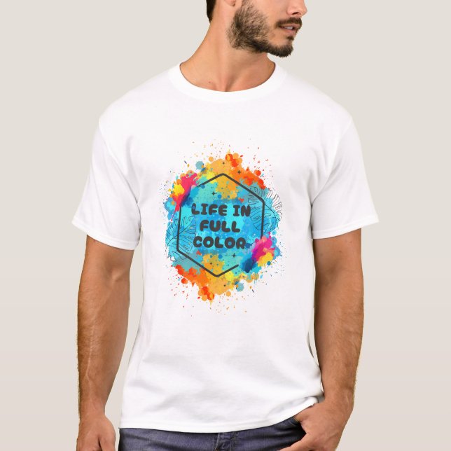 T - Shirt Lebensdauer bei Vollfarbdesign (Vorderseite)