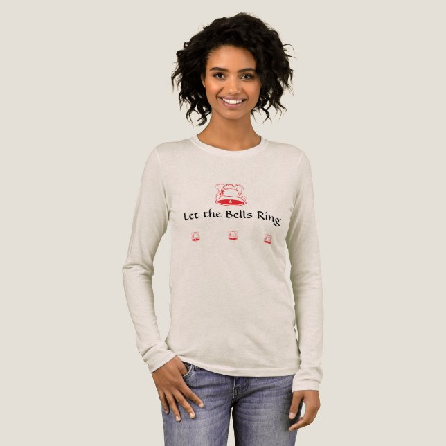 T-Shirt - Let the Bells Ring Tri-Blend Shirt (Volle Vorderseite)