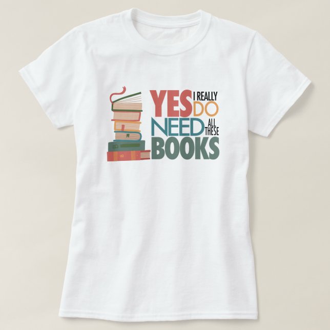 T - Shirt Liebe buchen und lesen (Design vorne)
