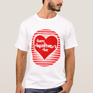 T - Shirt Liebe Frohes Valentinstag 2025