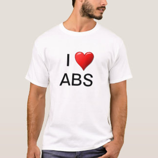 T-Shirt liebe Ich zu dem ABS By Resign