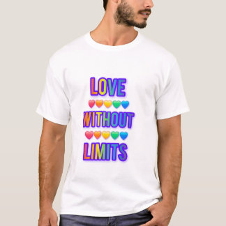 T-Shirt Liebe ohne Grenzen. Valentinstag 💕