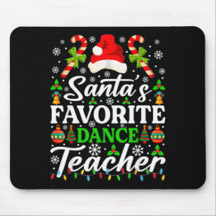 T-Shirt Lieblings-Tanzlehrer des Weihnachtsmanns L Mousepad