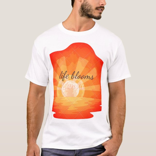 T-Shirt „Life Blooms“ (Vorderseite)