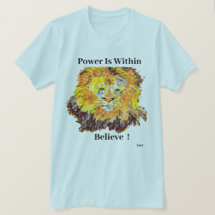 T - Shirt Lion: Power