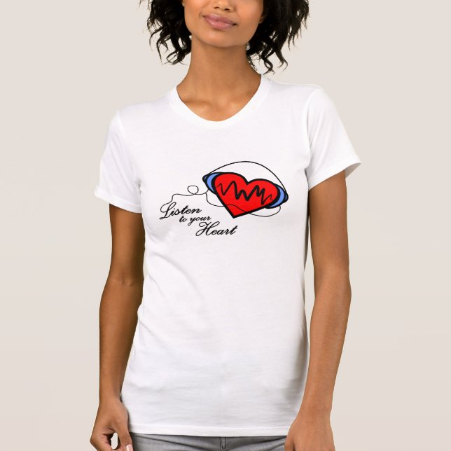T-shirt Listen du your heart (Vorderseite)