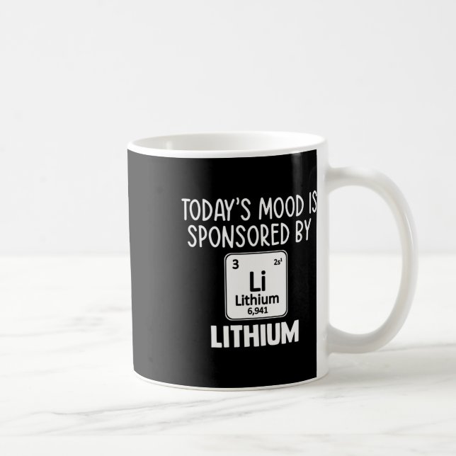 T-Shirt Lithium-Elemente für das Bewusstsein für p Kaffeetasse (Rechts)