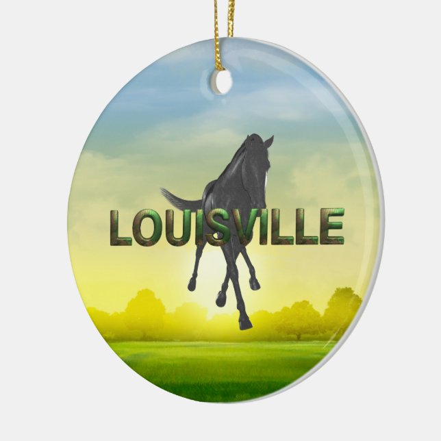 T-SHIRT Louisville Keramik Ornament (Links)