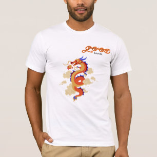 T-Shirt Lucky Dragon: Das Glück nimmt Fahrt auf