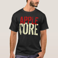 T - Shirt-lustiger Apple-Kern-kundengerechtes