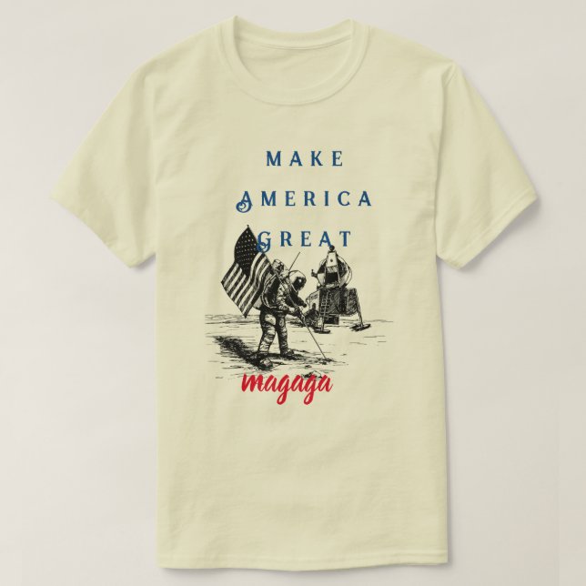 T - Shirt macht Amerika groß (Design vorne)