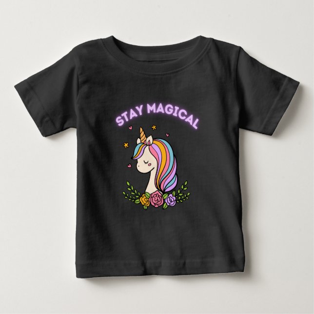 T - Shirt Magical Unicorn bleibe (Vorderseite)